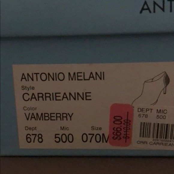 Purple Ankle Heel Boots - Picture 3 of 6